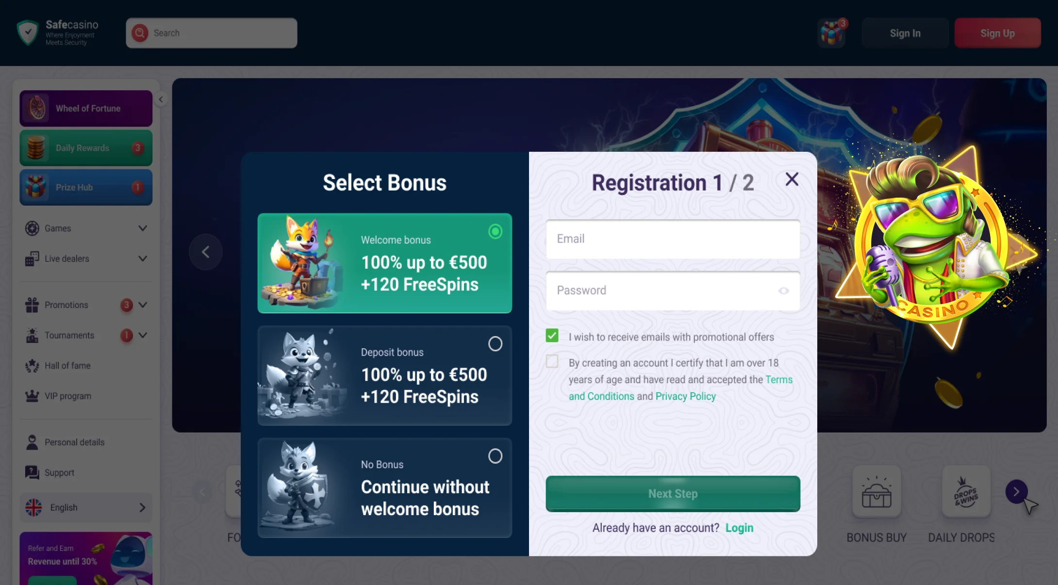 Safe Casino Bonuses and Promotions