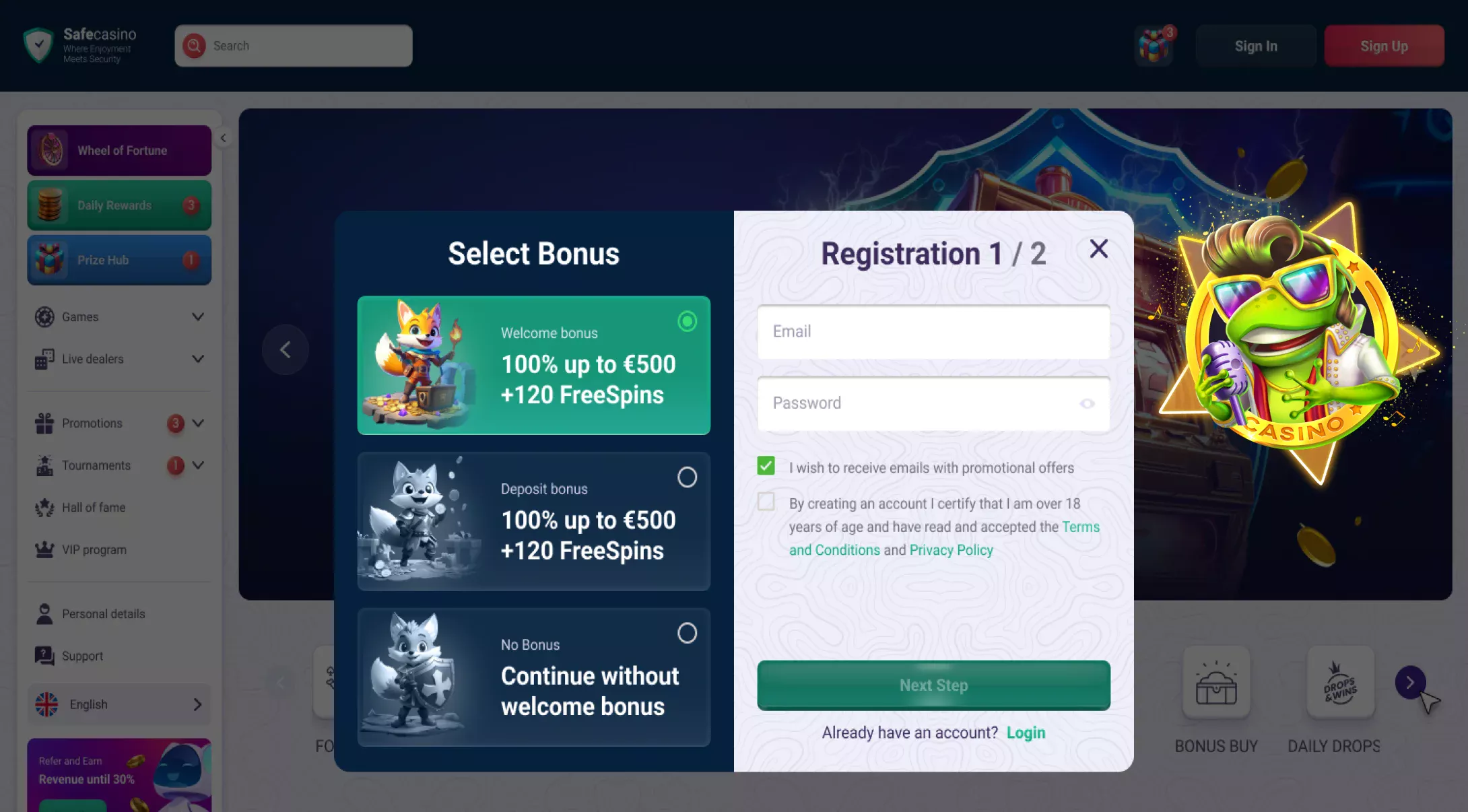 Safe Casino Bonuses and Promotions